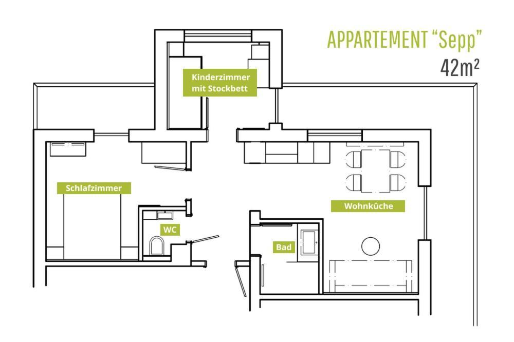 Apartments Untersuessgut Eben 이븐임포구아 외부 사진